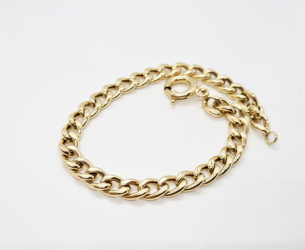 צמיד חוליות זהב 14 קראט