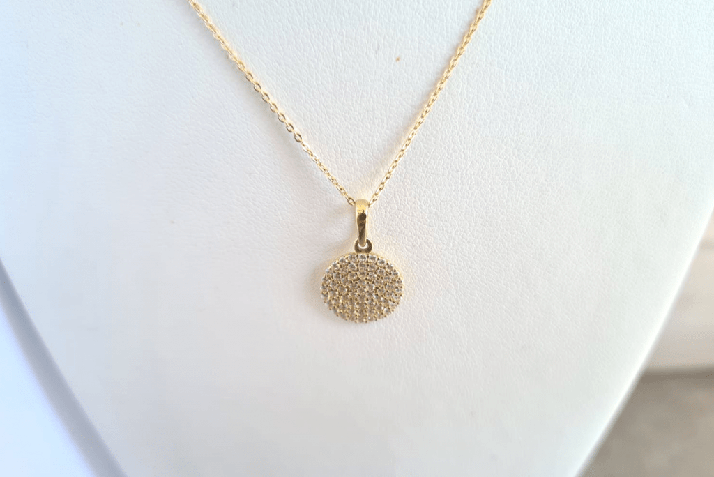 שרשרת ותליון מעגל הזרקונים