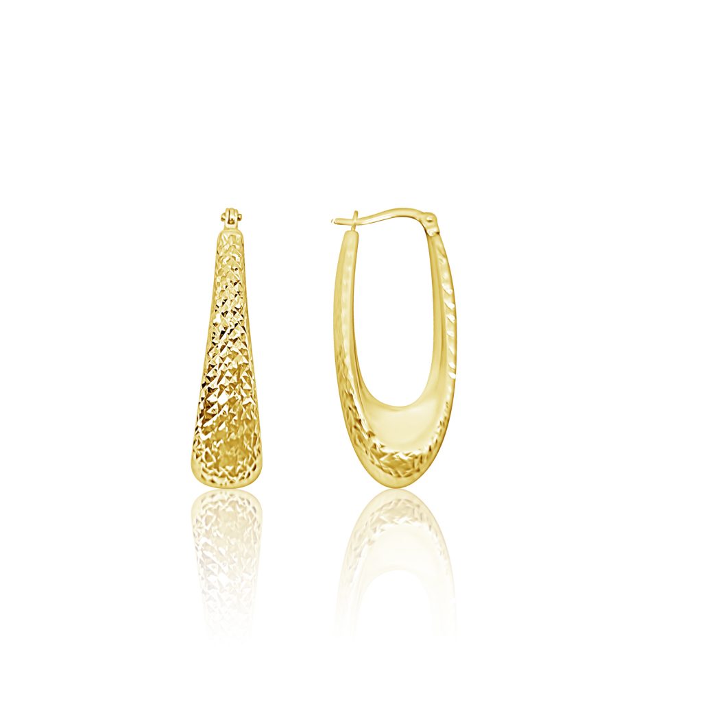 עגילי זהב מיוחדים - "בר"