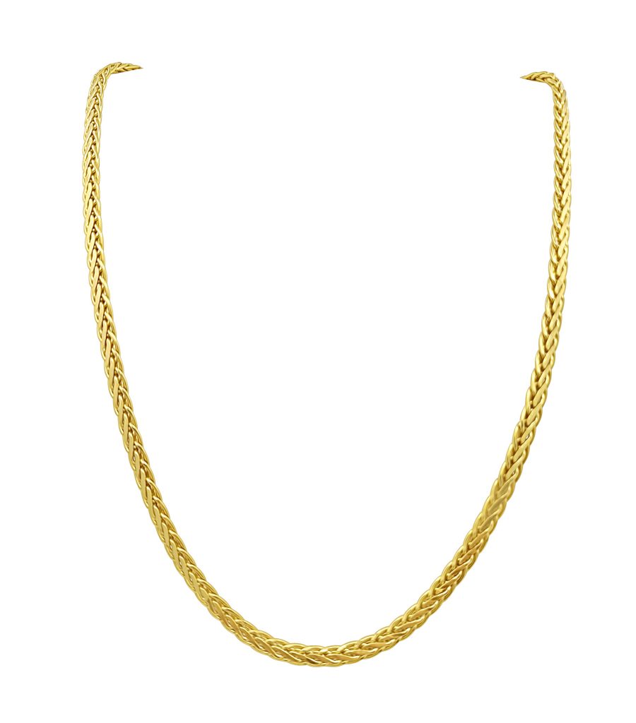 שרשרת זהב צמה