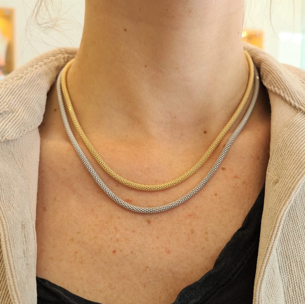 שרשרת אליס זהב 14 קראט תכשיטי בר-דור