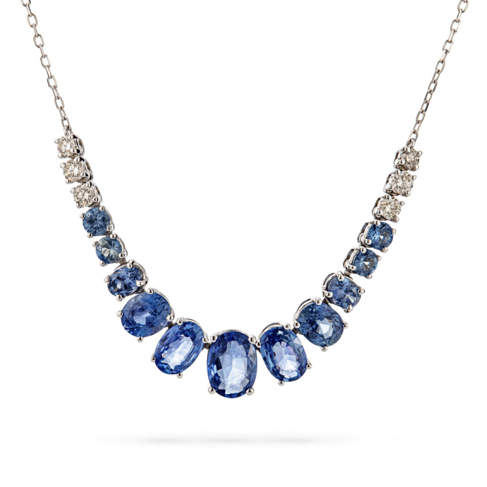 שרשרת ספירים ויהלומים - איריס