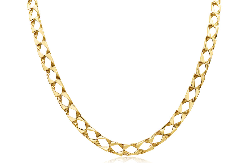 שרשרת גורמט עבה מזהב אמיתי 14 קראט