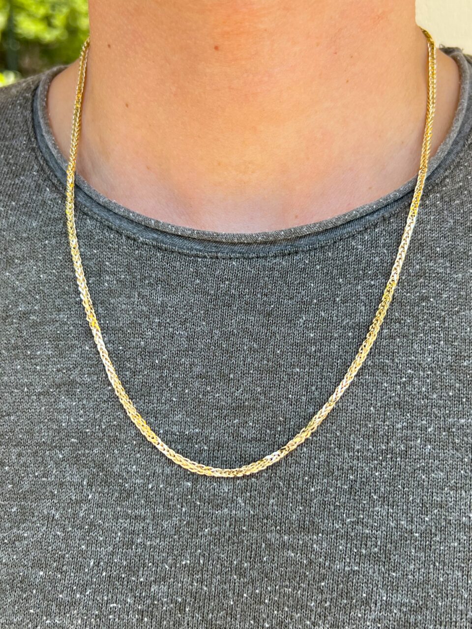 שרשרת ספיגה זהב - 2 ממ
