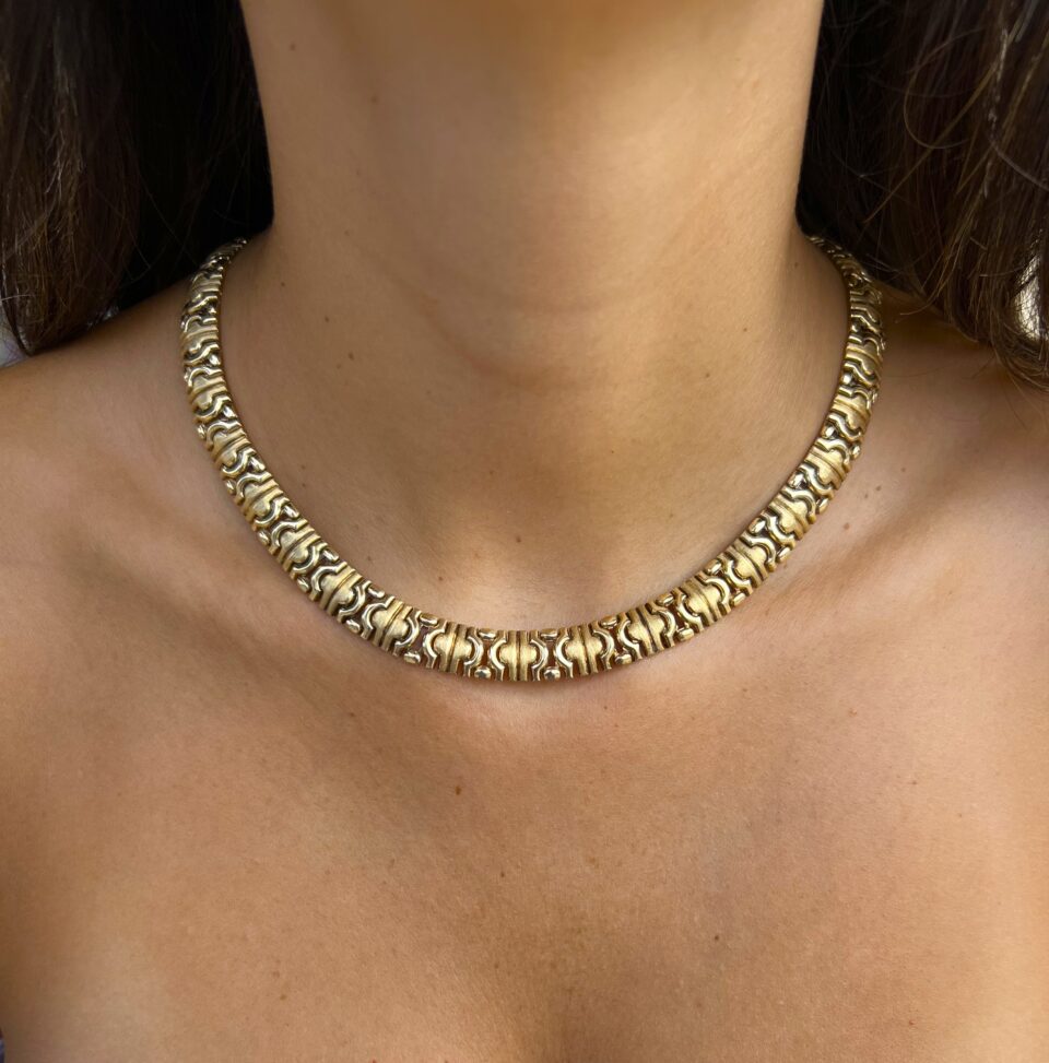 שרשרת זהב עבה לאישה. זהב 14 קראט