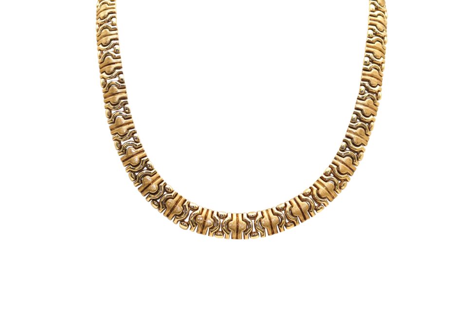 שרשרת זהב עבה לאישה. תכשיטי בר-דור