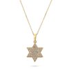 שרשרת מגן דוד זהב משובץ זרקונים. תכשיטי בר-דור