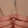 טבעת Amber ספירים ויהלומים זהב 14 קראט. תכשיטי בר-דור