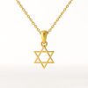 שרשרת מגן דוד קטן מזהב 14 קראט