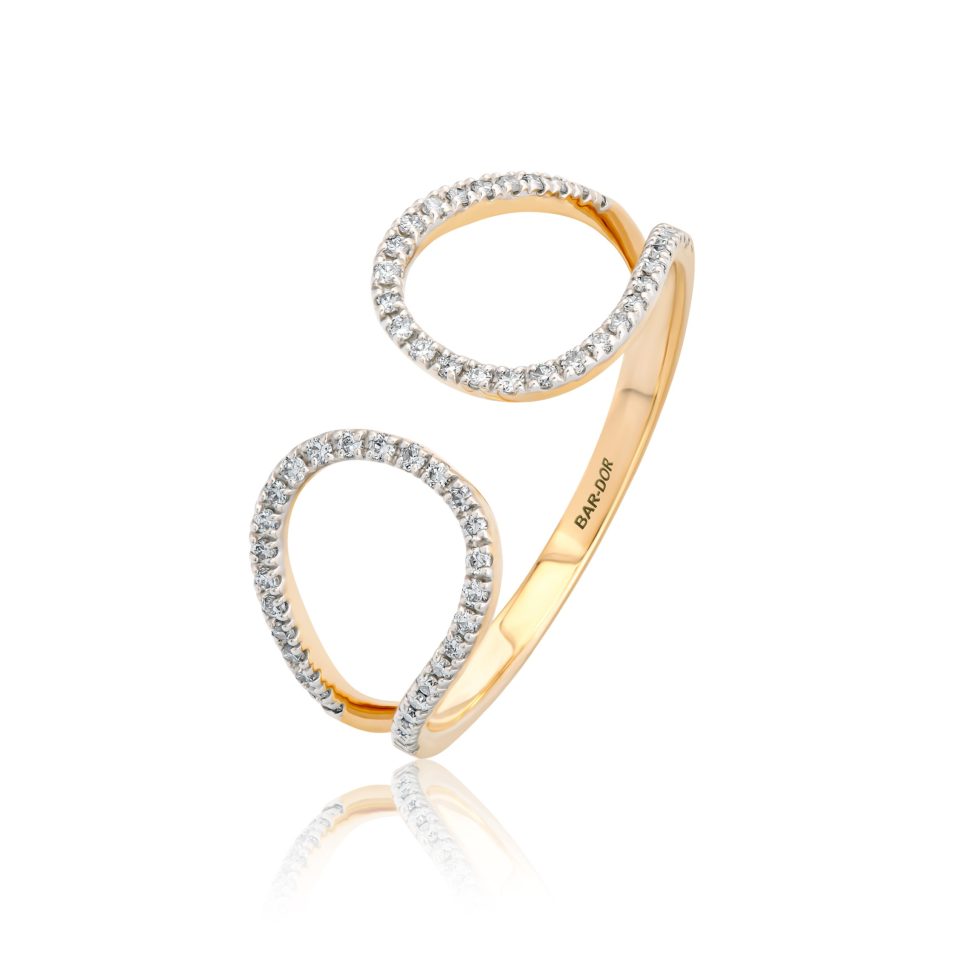 טבעת יהלומים טבעיים - "אריאנה"